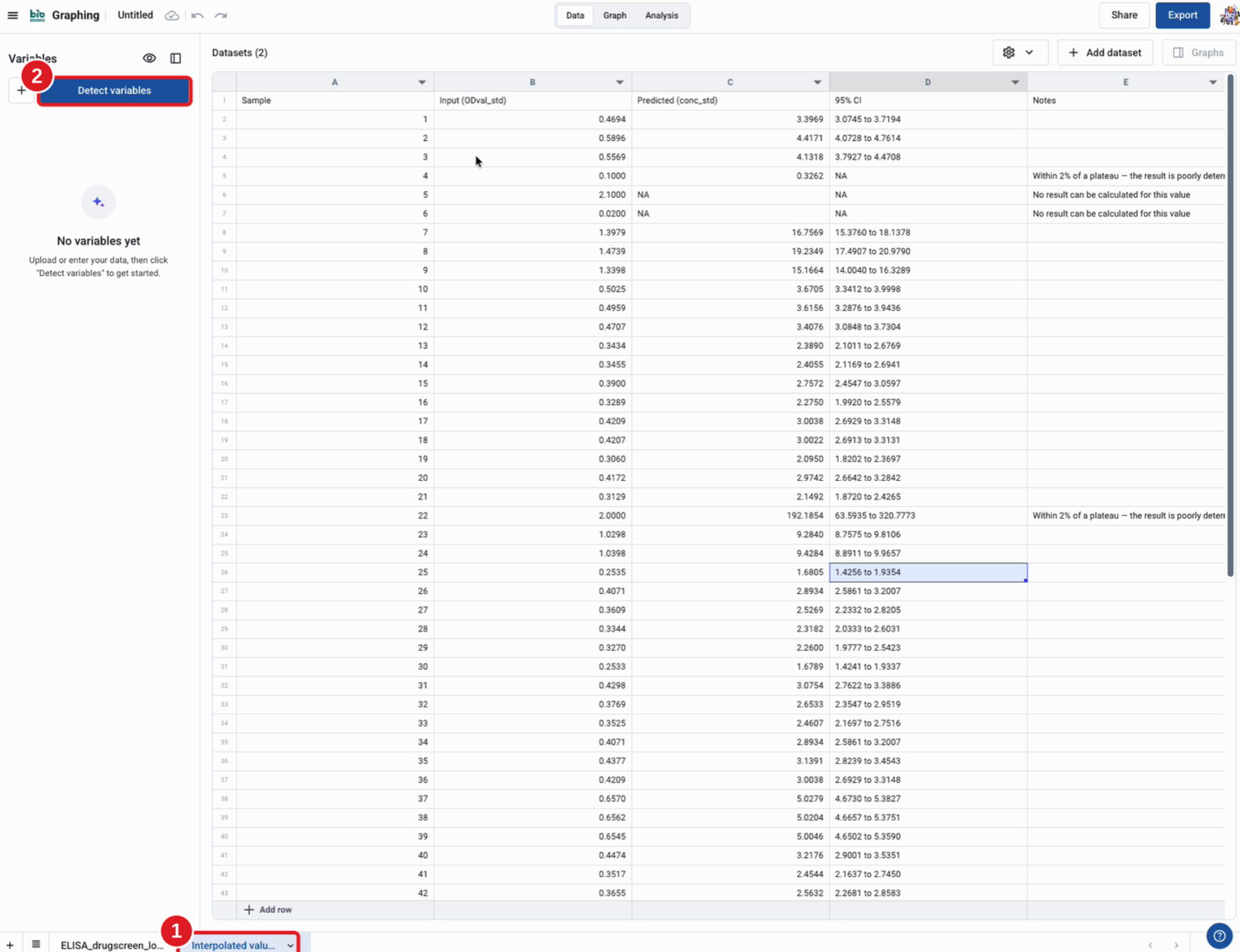 Open the new dataset